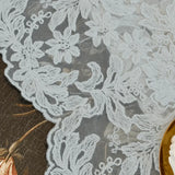 2pcs French Retro Elegant Floral Curtains Semi Transparent Curtains for Living Rooms and Bedrooms Beige Lace Gauze Curtains