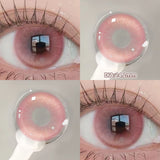 2PCS Halloween Myopia Contact Lenses Cosplay Colored Contact Lenses Prescription Lens Natural Pupils Eye Color Lenses