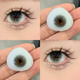 Green Color Soft Natural Lenses Eye Contact Cosmetic Contact Lenses 2Pcs