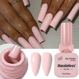 Single-use gel nail polish, 15ml each, requires LED lighting, solid color, a must-have for manicures | Vibrant nail colors | Nai