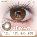 Watery Glow Fixed Axis Contacts Daily 10pcs Hazel Watery Shine Fixed Position Contacts Office Daily Lenses
