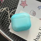 Simple Style Sky Blue Gradient Earphone Case  For Apple AirPods Pro 2 Soft Protection Cover For AirPods 1 2 3 4 Headphone Shell