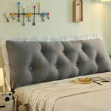 Removable Washable Waist Protection Cushion Washed Cotton Headboard Soft Bag Pillow Bed Sofa Tatami Mat Suitable for All Seasons