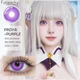 1pair Halloween Contact Lenses for Eyes Anime Cosplay Colored Lenses Beauty Pupils Black Lenses Red Lens