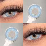 2Pcs Colored Contact Lenses with Prescription Brown Lens Health & beauty Blue Natural Soft Contact Lens Fast Shipping