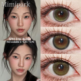 14.2mm Natural Y2K Colored Contacts 2pcs 6 Months Glossy Shiny Eye Lenses Soft Makeup Lenses