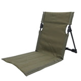 Ultra-Light Folding Camping Chair with Backrest,Outdoors Relaxing Floor Seat for SwimmingPool Beach Lawn Picnic Road Trips