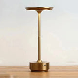 Aluminum Alloy Simple Decorative Lamp LED Night Light Infinitely Dimmable Atmosphere Retro Portable Rechargeable Touch Desk Lamp