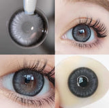Color Contact Lenses yearly Myopia Lenses with Diopter Enlarge Bright Cosmetic Power Lens Make Up for  Beautiful Eyes