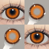 Brown Color Contact Korean Big Eyes Lens Cosplay Contacts Orange Eye Makeup High Quality Fast Shipping