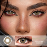 Natural Colored Contact Lenses for Eyes 1 Pair Brown Lenses Fashion Makeup Lenses 42% Water Beauty Pupils