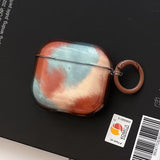 lovely amber transparent tpu soft headset cover for apple airpods pro 2 airpods 4 2 1 3nd generation earphone case with keychain