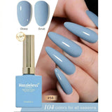 104-Color Premium Solid-Color Nail Gel Polish — Soak-off, Odorless, Gentle Formula (Requires LED Lamp)
