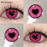 Anime Cosplay Contact Lenses Purple Lenses Halloween White Lenses Dragon Eye Cosplay Lenses Colored Pupils for Party