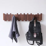 xyloid Coat Racks Wall Hanging Wall Entry Door Porch Hanging Coat Rack Perforated Solid Wood Creative Piano Keys Clothes Hook