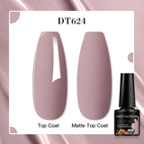 7ml Rubber Base Nail Gel Polish Nude Milky White DIY Nail Art Soak Off Gel Polish Semi Permanent Painting UV Vernis