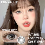 1 Pair Myopia 0~-8.00 Degree Color Contact Lenses for Eyes Natural Lenses with Prescription Diopter Eye Contacts Yearly