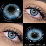 1 Pair NEW Colored Pupils Makeup Green Contact Lenses Beauty Women Colored Pupils Cosmetic Brown Natural Pupils