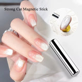 Gold Reflective Moonlight Gel Nail Polish Cat Magnetic Aurora Spar Glitter Semi-Permanant Varnish Nail Art Magnetic