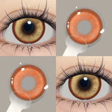 Brown Color Contact Korean Big Eyes Lens Cosplay Contacts Orange Eye Makeup High Quality Fast Shipping