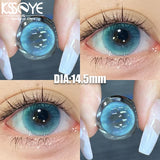 Color Contact Lenses 2Pcs New Product Cosplay Anime Purple Green Lenses Soft Lens