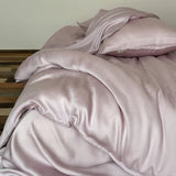 600TC Washed Lyocell Soft Bedding Set Single Double Queen King Size Duvet Cover Set Bed Sheet/Fitted Sheet Pillowcases 3/4Pcs