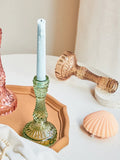 Vintage Crystal Candle Holder Decoration Wedding Table Cristal Candle Stand Crystal Candelabra Taper Candlestick Holder