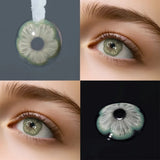 Eye Eyes Color Contacts Colored Contact Lenses Lens Small Pupil Beauty Cosmetics Fashion 14.2mm 2Pcs 6 Months Half Year