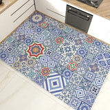 Carpet for Kitchen Waterproof Large Rug Pvc Floor Mat Leather Oil-proof Anti-slip Area Rugs Home Decoration Alfombra De Cocina