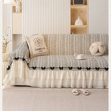 1PC Sofa Towel French Chenille New Four-season Universal Full Cover Sofa Protective Cover Non Slip Striped Home Textile Products