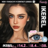 1 Pair  Contact Lenses for Eyes Color Eye Contacts Brown Gray Lens Beautiful Pupils for Makeup Yearly Use