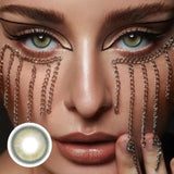 Colored Pupils 1Pair Contact Lenses for Eyes Brown Eye Lenses Green Contact Lenses Fashion Gray Makeup Lenses 1Year