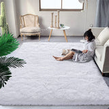 High quality and super soft plush carpet Bedroom bedside rug mat Living room children's room Non slip home decoration carpets