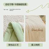 Simple Waffle Blanket Home Summer Quilt Cooling Blanket Nap Air Conditioner Student Dormi Single Double Green Pink Throw Blanket