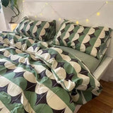 Ins Nordic Butterfly Bedding Set Flat Bed Sheet Duvet Cover Twin Full Queen Nordic Bed Linen Boy Girl Bedding Sets