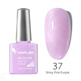 Nail Gel Polish 7.5ml HEMA/TPO FREE Red Sparkle Sequin Gel Nails Beautiful Semi Permanent Soak Off UV LED Gel Polish