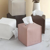 Creative Bedroom Living Room Leather Tissue Box Large Bathroom Kitchen Roll Paper Storage Case Napkin Holder Home Car Decoration