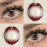 1 Pair Halloween Contact Lenses for Eyes Cosplay Lenses Anime Lenses Black&White Lenses Accessories Yearly