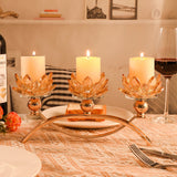 Luxurious Crystal Candle Stand, Romantic Decoration Ornament For Home Candlelight Dinner，Wedding Decoration Props
