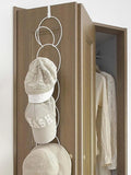 5pcs Baseball Cap Rack Hat Display Holder Door Closet Clothes Scarf Towel Round Storage Shelf Home Organizer