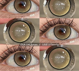 1pair Eyes Contacts Lense Color Contact Lenses Natural Gray Contact Brown Lens Fashion Beauty Makeup Blue EyeLenses