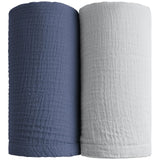 2PC/Set Baby Swaddle Blanket Bedding Soft Cotton Muslin Receive Blankets for Newborn Baby Wrap Stroller Cover Babies Acceesories