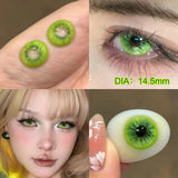 2pcs/pair Fashion Colored Contact Lenses for Eyes Green Cosplay Lens Dream Core Colored Pupils Lens Halloween Blue Lens