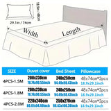 4 Piece Pink Plaid Duvet Cover Set, 100% Polyester Soft and Breathable Bedding, Suitable for Bedroom, All-Season Use