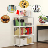 Simple Kitchen Storage Organizer Shelf White Bathroom 3 Layer Storage Rack Kitchen Spice Storage Racks Household Sundries Rack