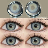 1 Pair Colored Contact Lenses for Eyes Natural Look Brown Eye Lenses Gray Contact Blue Lenses Eye Cosmetics Yearly Use