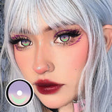 1 Pair Halloween Cosplay Contact Lenses Ai  Rubi Ruby Akuamarin Kana Cosplay Pink Lenses Purple Anime Lenses