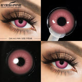 1pair/2pcs Colored Contact Lenses for Eyes Pink Contacts Purple Lens Cosplay Contact Lenses Blue Fashion Red Soft Lenses