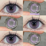 2PCS Halloween Myopia Contact Lenses Cosplay Colored Contact Lenses Prescription Lens Natural Pupils Eye Color Lenses