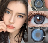 Colored Contacts Lenses with Myopia Naturally Gray Brown Beautiful Pupils with Degree Blue Eyes Lenses Fast Shipping